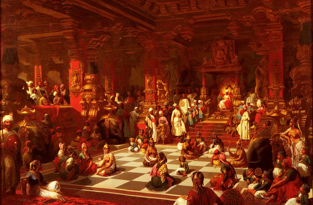 Set di scacchi indiano - 1876